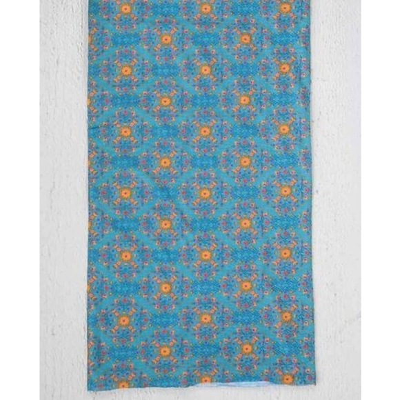 NATURAL LIFE for hair Blue Flower Stamp Boho Bandeau unique pattern not in store - Picture 2 of 15